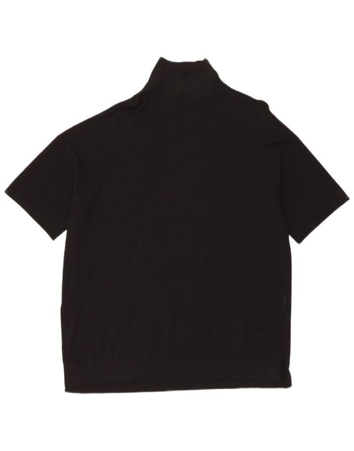 Max Mara Damen Blusenoberteil UK 20 2XL Schwarz