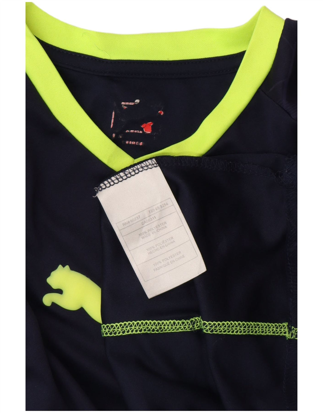 PUMA Damen Grafik T-Shirt Top Medium Marineblau Polyester