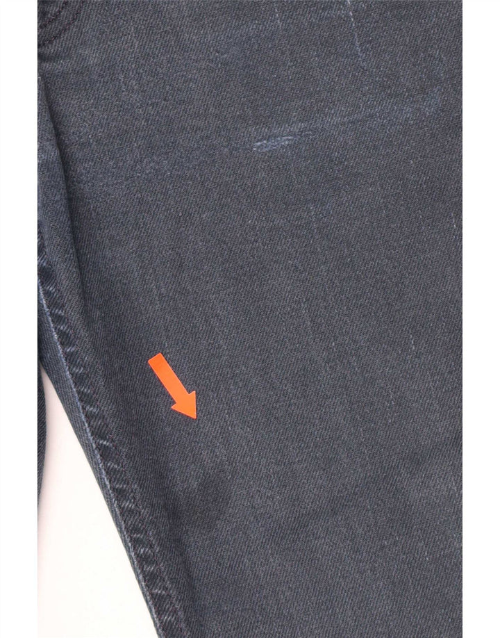 Lee Damen Tapered Slim Jeans W31 L30 Blaue Baumwolle