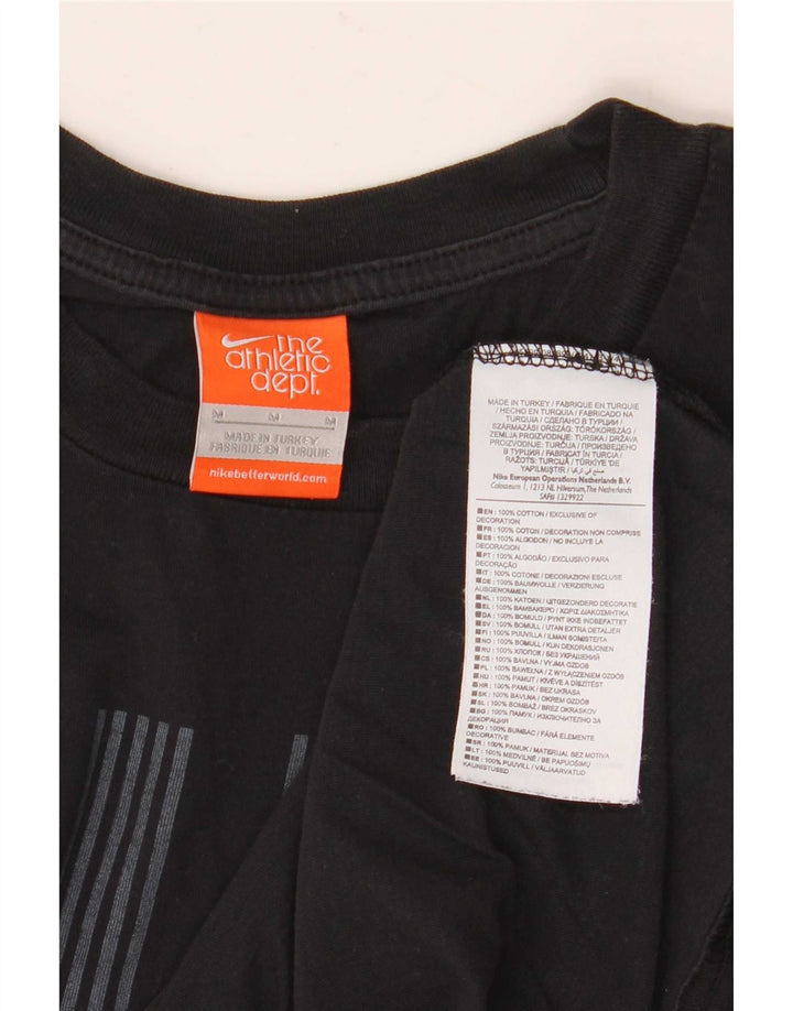 Adidas Herren Grafik T-Shirt Top Medium Schwarz Baumwolle