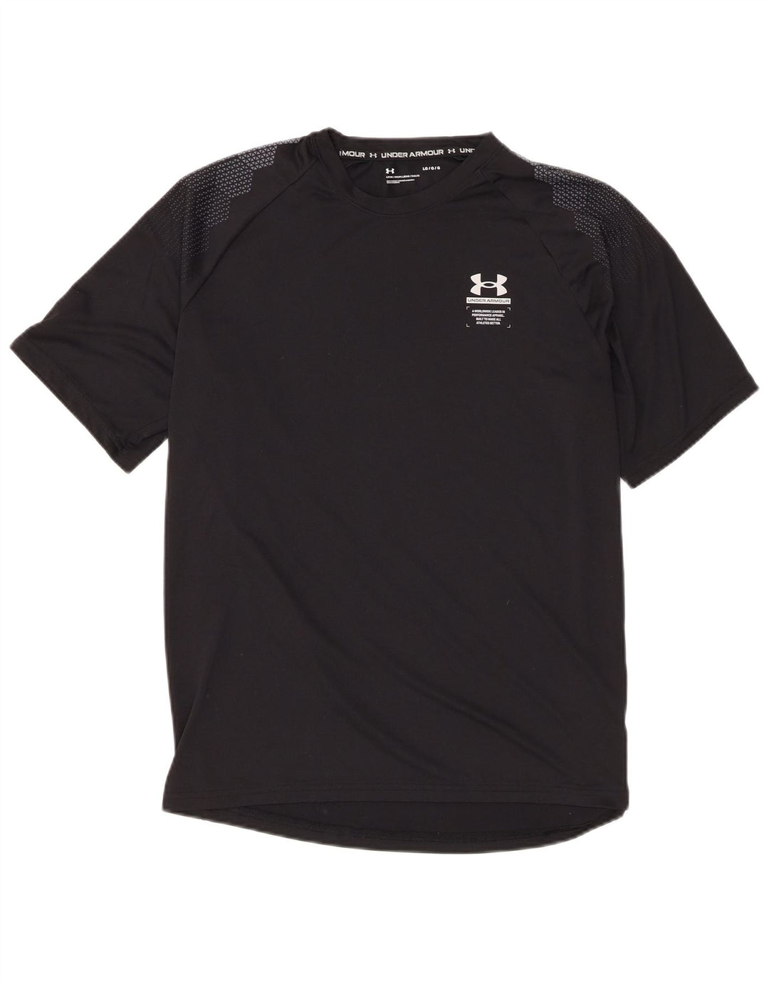 Under Armour Herren T-Shirt Top Large Schwarz Polyester