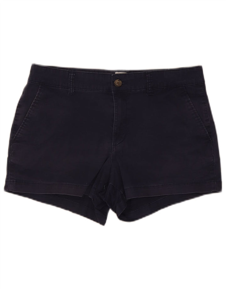 Gap Damen Chino-Shorts US 6 Medium W30 Marineblaue Baumwolle