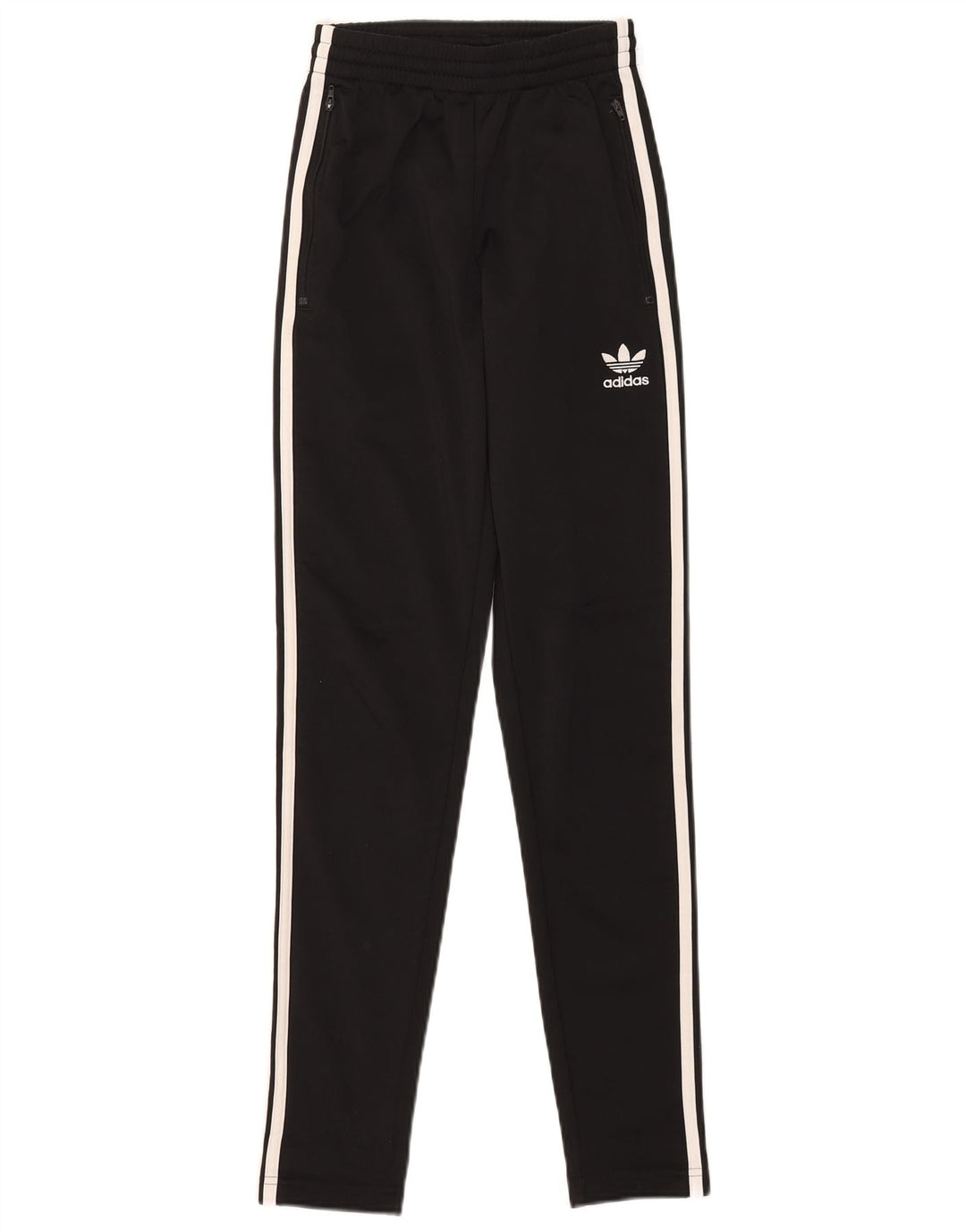 Adidas Damen Trainingshose UK 4 XS Schwarz Polyester