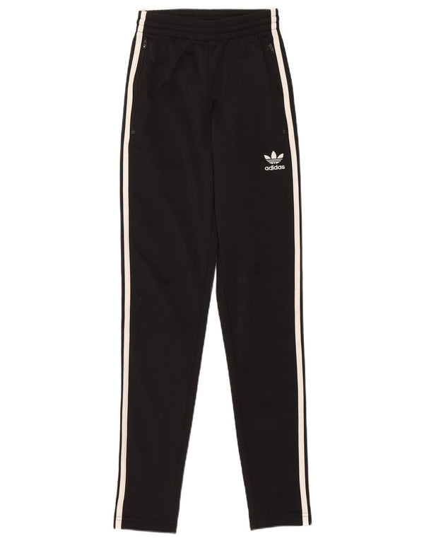 Adidas Damen Trainingshose UK 4 XS Schwarz Polyester