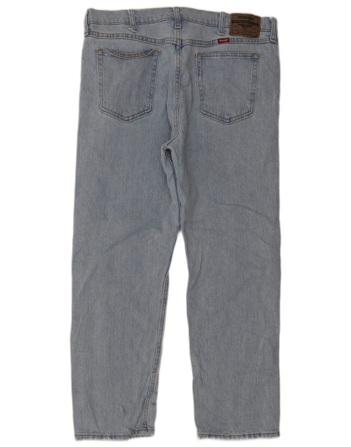 Wrangler Herren Straight Jeans W36 L29 Blaue Baumwolle