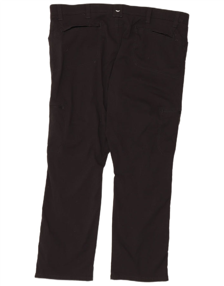 WRANGLER Herren gerade Cargohose W44 L32 Schwarz