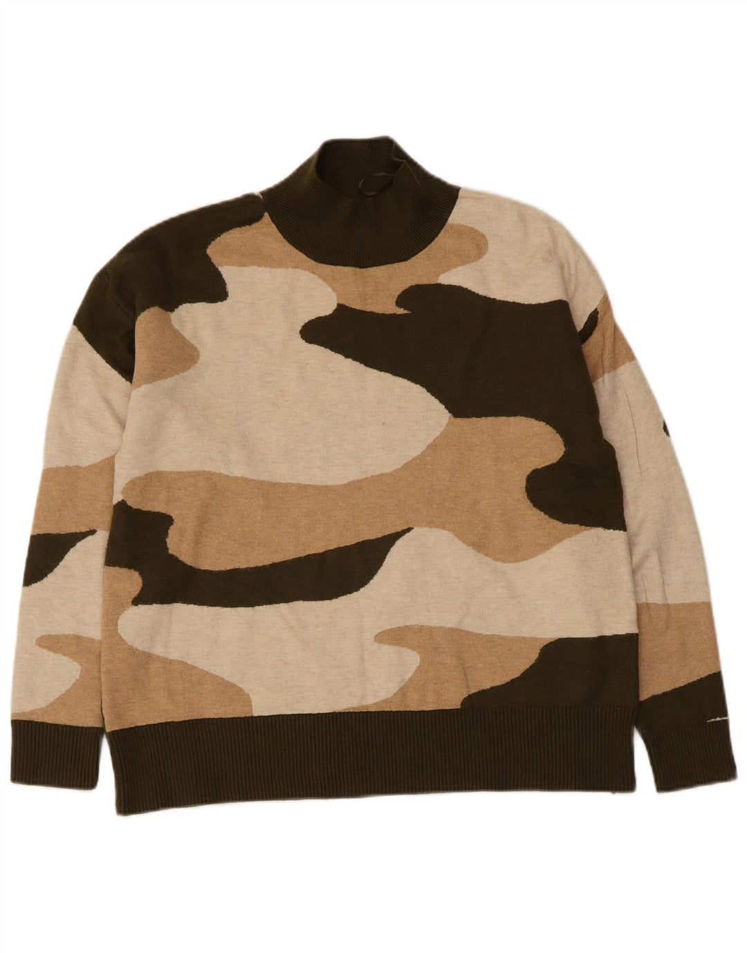 Marks & Spencer Damen-Pullover mit Rollkragen, Gr. 14, mittleres Khaki