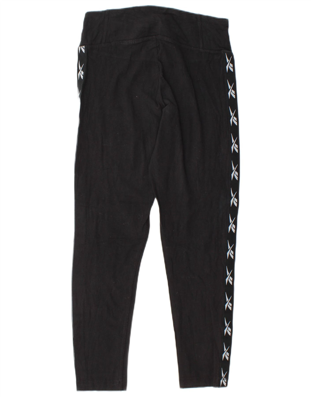 REEBOK Damen Graphic Leggings UK 12/14 Medium Schwarz