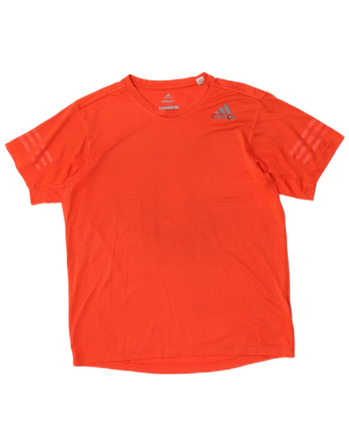Adidas Herren Climacool T-Shirt Top Mittelrotes Polyester
