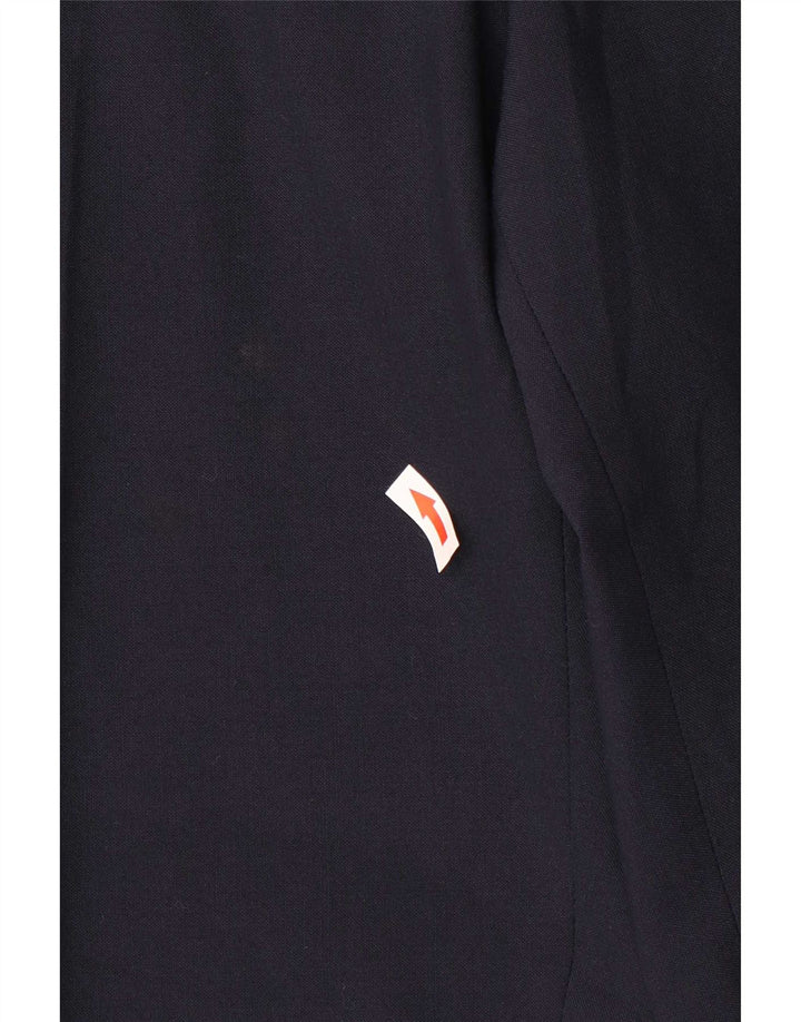 Marks & Spencer Herren-Anzughose, konisch zulaufend, W40, L29, Marineblau, Polyester