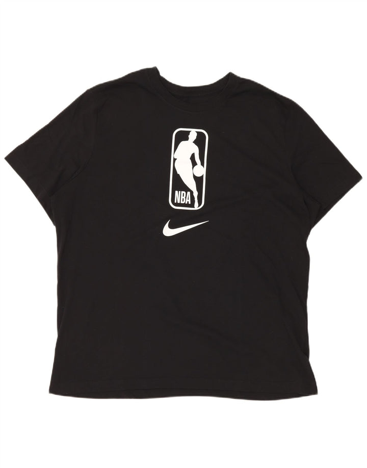 NIKE Herren NBA Graphic T-Shirt Top 2XL Schwarz
