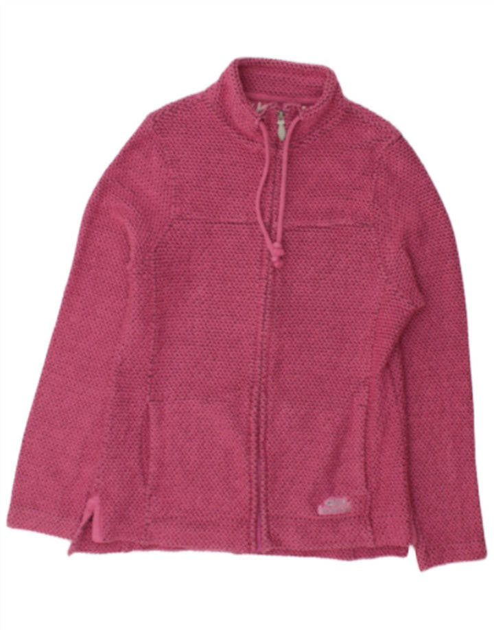 Weird Fish Damen-Strickjacke, Gr. 10, Größe S, rosa, Baumwolle
