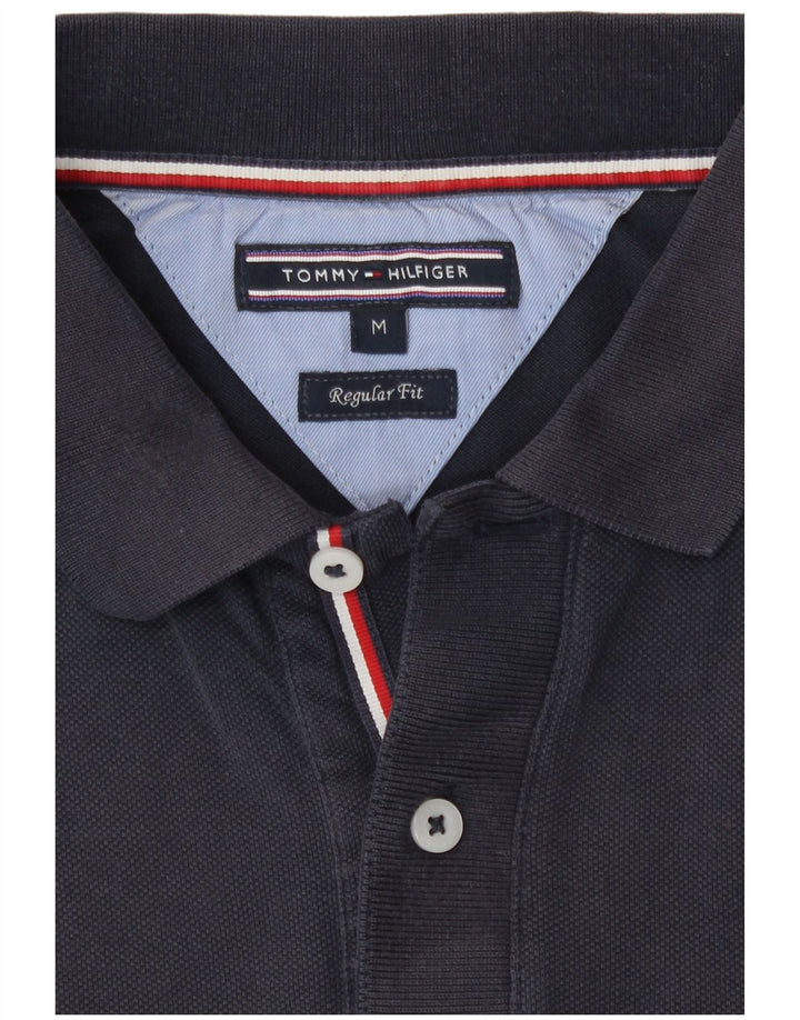 Tommy Hilfiger Herren-Poloshirt mit normaler Passform, mittleres Marineblau
