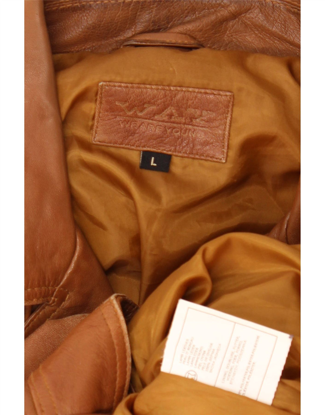 Vintage Herren Leder Bikerjacke UK 40 Großes braunes Leder