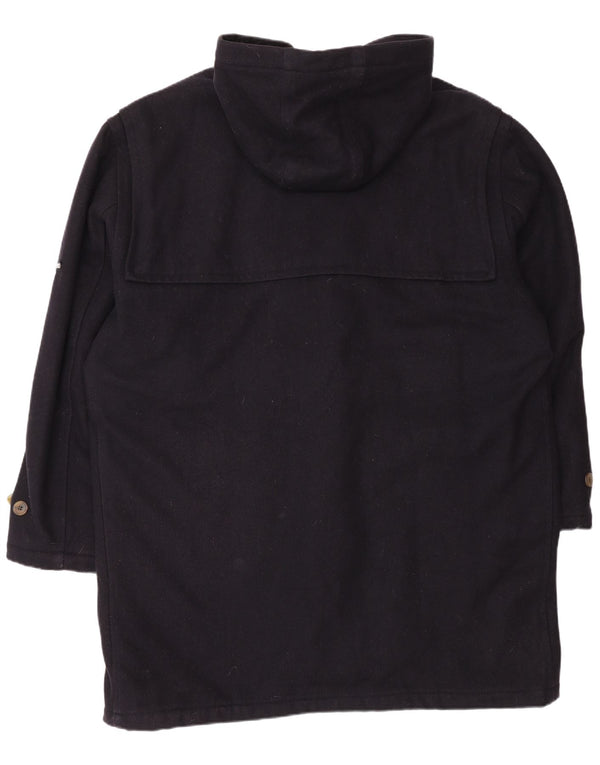 Ivy Oxford Herren-Dufflecoat mit Kapuze IT 54 2XL Marineblaue Wolle