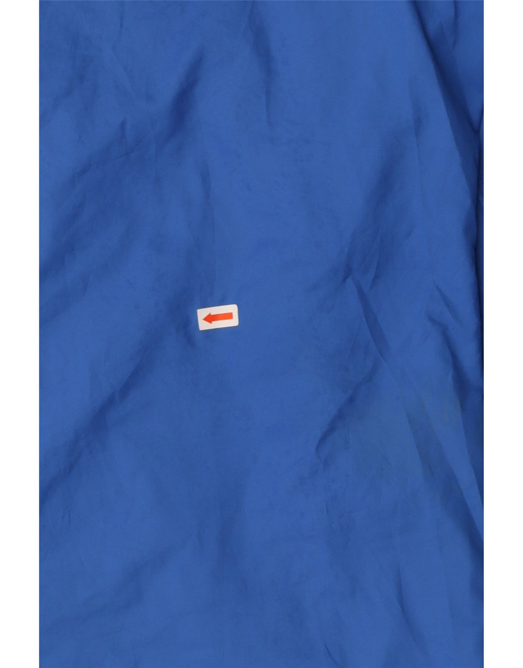 NIKE Mens Hooded Rain Jacket UK 38 Medium Blue Polyester