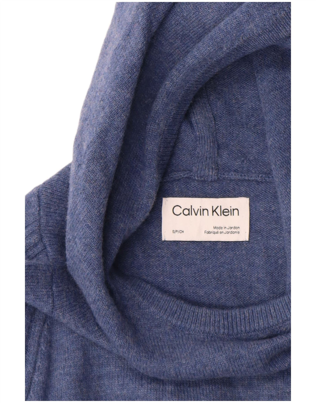 Calvin Klein Herren-Kapuzenpullover, klein, blau meliert