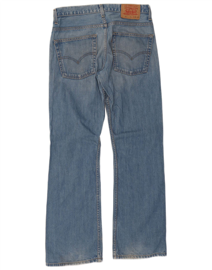 LEVI'S Herren 507 Bootcut Jeans W32 L32 Blaue Baumwolle