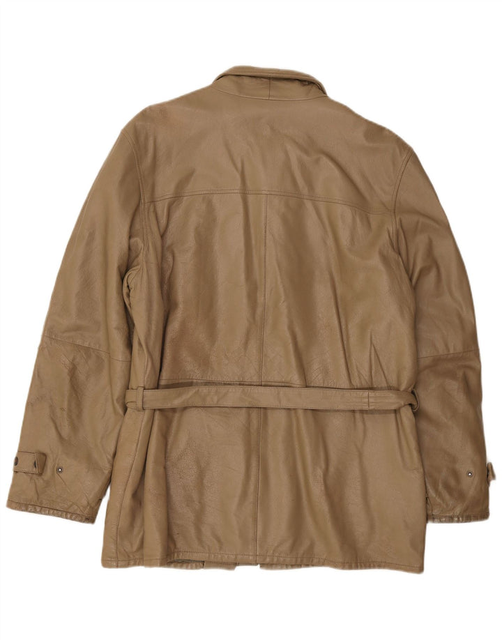 Vintage Herren Lederjacke IT 50 Large Braun