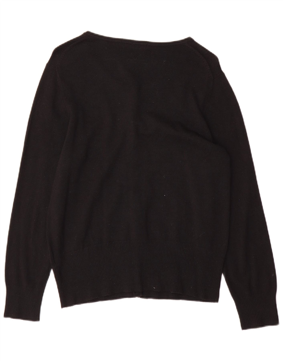 Marks & Spencer Damen-Cardigan-Pullover UK 16 Große schwarze Viskose