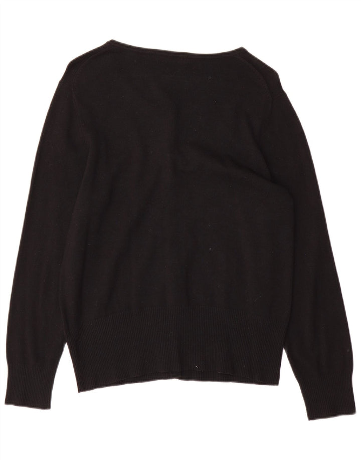 Marks & Spencer Damen-Cardigan-Pullover UK 16 Große schwarze Viskose