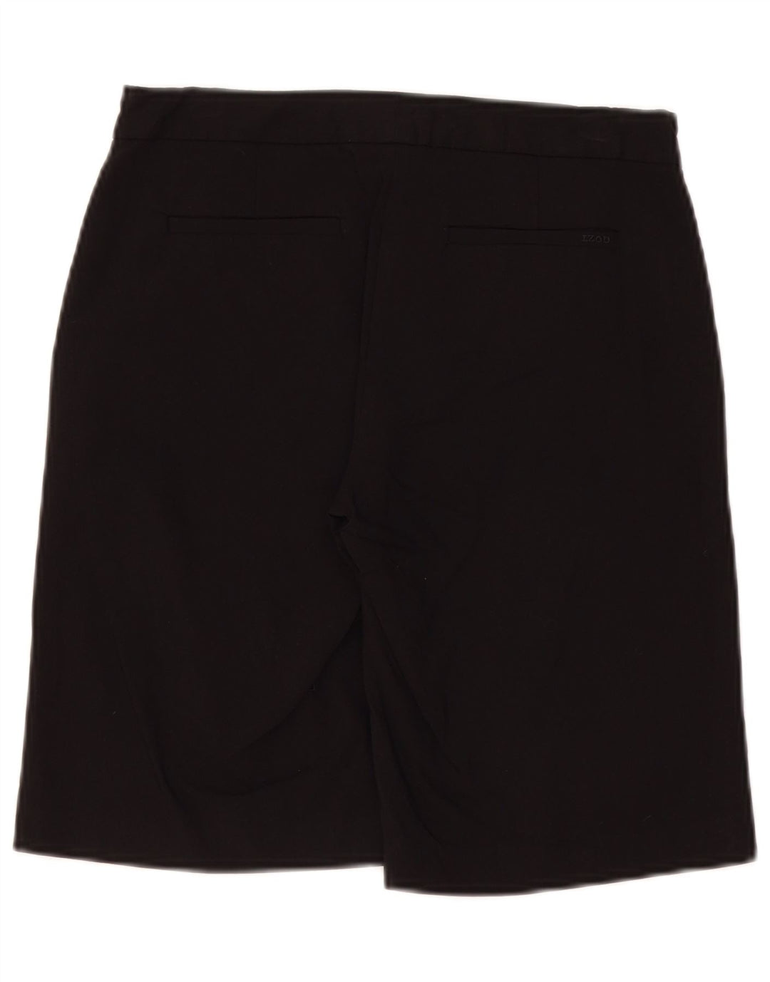 Izod Damen Chino-Shorts US 2 XS W28 Schwarz Rayon