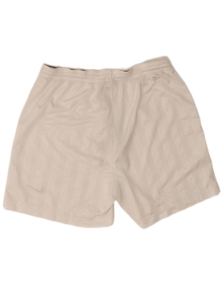 Nike Herren-Sportshorts, groß, weiß gestreift