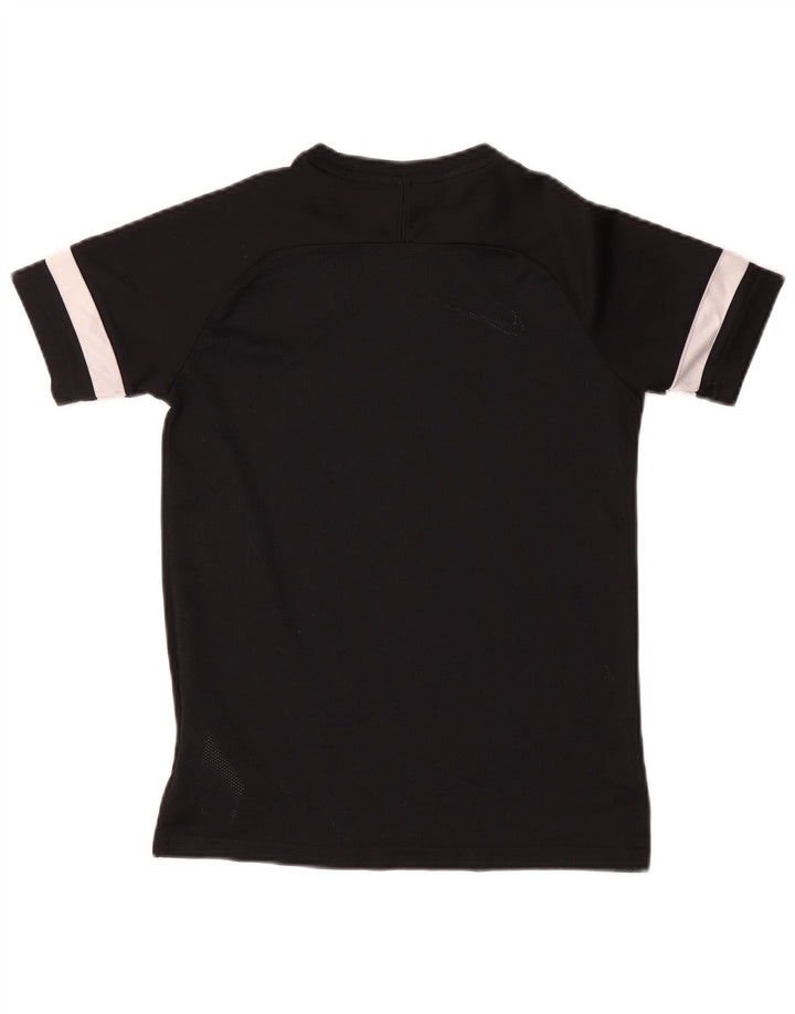 Nike Dri Fit T-Shirt für Jungen, 12–13 Jahre, Größe L, Schwarz, Colourblock-Polyester