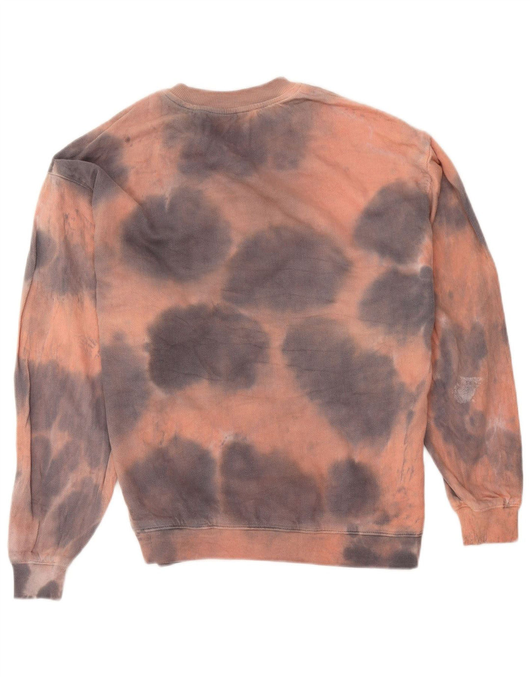 Zara Herren-Sweatshirt mit grafischer lockerer Passform, klein, mehrfarbig, Batikfärbung