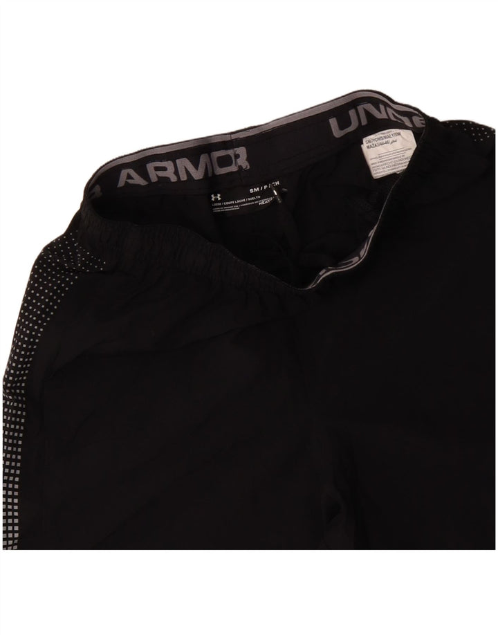 UNDER ARMOUR Herren Heat Gear Sportshorts, Größe S, schwarz geflecktes Polyester