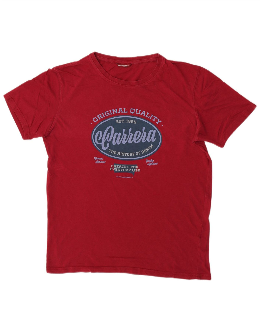 Carrera Herren T-Shirt mit Grafik, mittelgroß, Burgunderrot