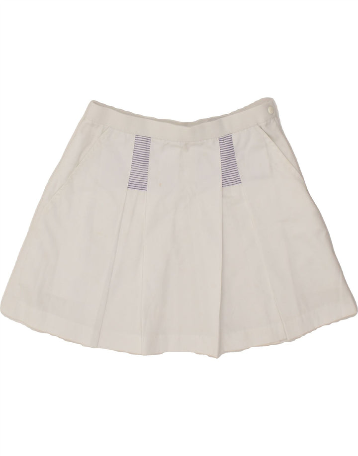 FILA Womens Mini Skirt IT 42 Medium W25  White Vintage Fila and Second-Hand Fila from Messina Hembry 