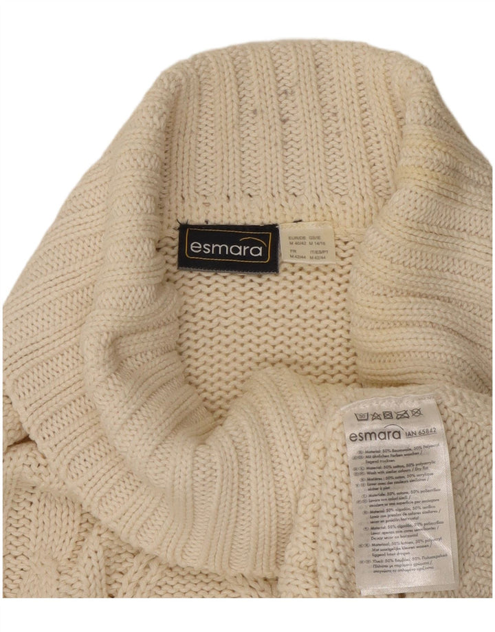 ESMARA Rollkragenpullover für Damen, UK 14, mittelgrau, aus Baumwolle