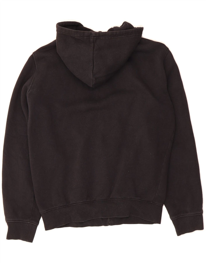 CHAMPION Mens Graphic Zip Hoodie Sweater Small Black Cotton Vintage Champion and Second-Hand Champion from Messina Hembry 