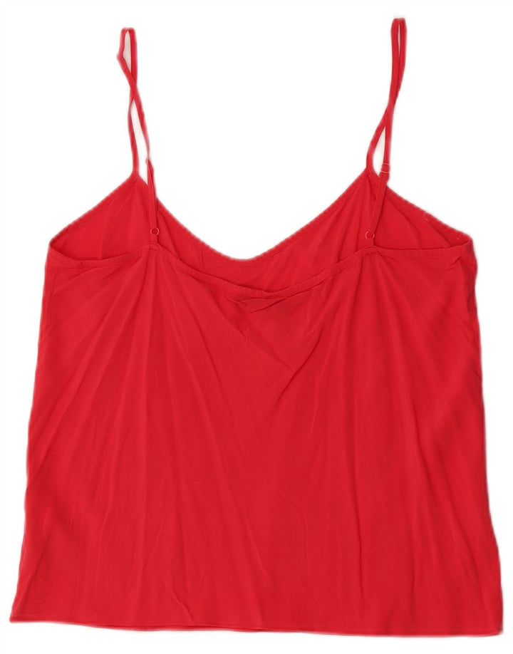 Max & Co. Damen Cami Top UK 10 Small Rote Viskose
