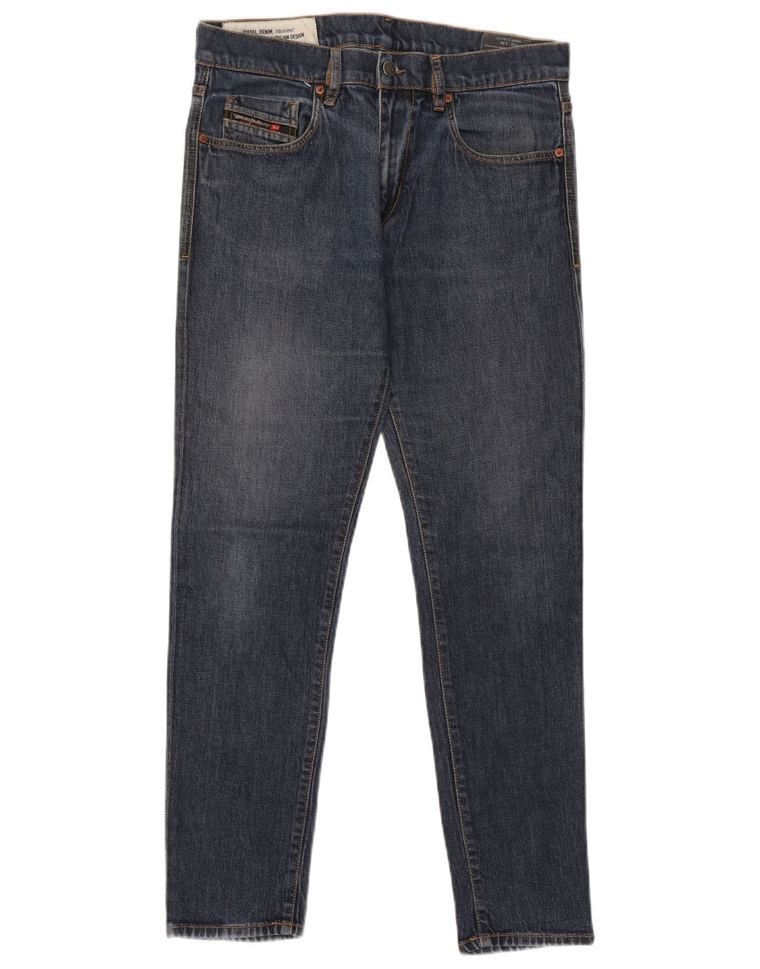 Diesel Herren Slim Jeans W32 L30 Marineblaues Lyocell
