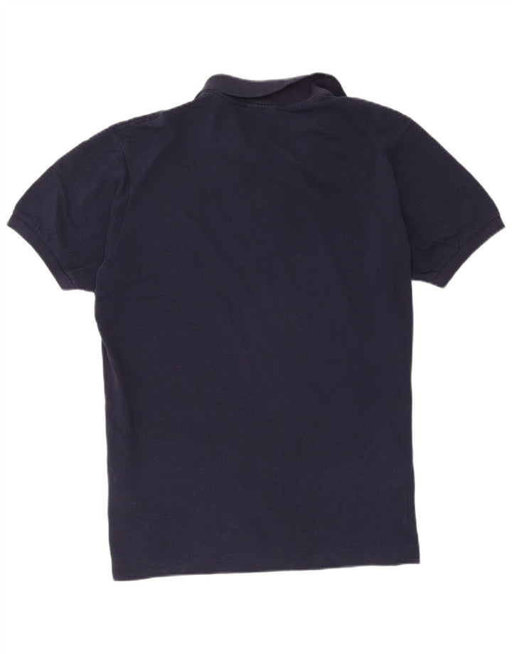 Lacoste Herren-Poloshirt, Größe 5, groß, marineblaue Baumwolle