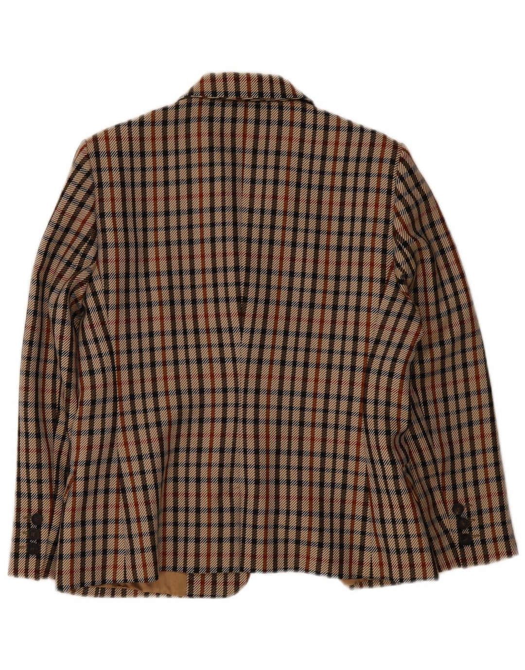 DAKS Damen-Blazerjacke mit 2 Knöpfen, Größe M, mehrfarbig, kariert, UK 14