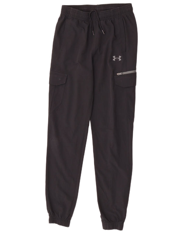 Under Armour Jungen Cargo-Trainingshose, Jogginghose, 11–12 Jahre, Größe L, Schwarz