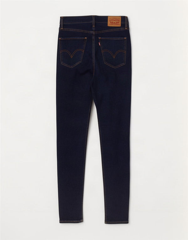 Levi's Damen Mile High Super Skinny Jeans W27 L32 Blaue Baumwolle