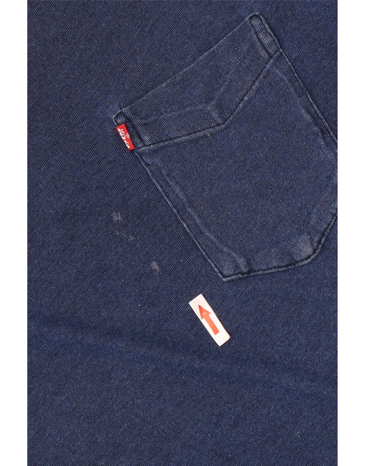 Levi's Herren T-Shirt Top 2XL Blau Baumwolle