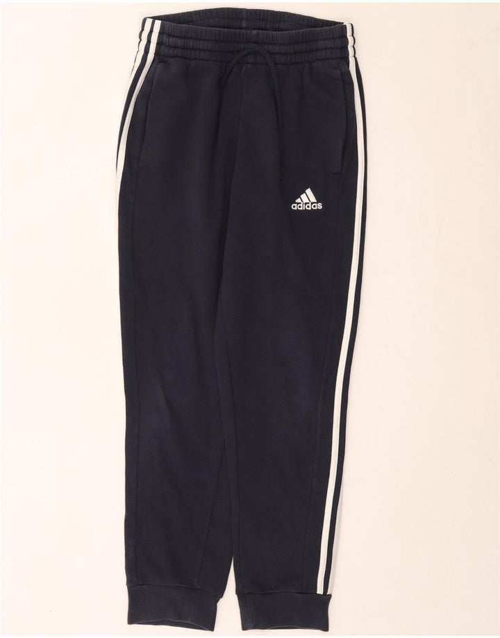ADIDAS Herren-Trainingshose, Jogginghose, mittelmarineblaue Baumwolle