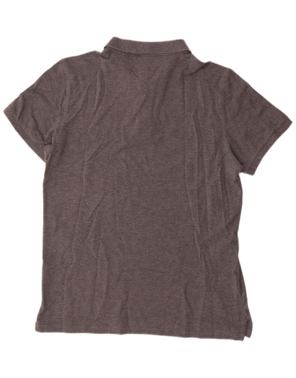 Gant Mens Regular Fit Polo Shirt XL Grey Cotton