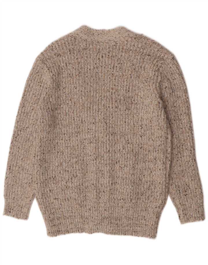 Marks & Spencer Damen-Cardigan-Pullover UK 14 Mittelbeige meliert