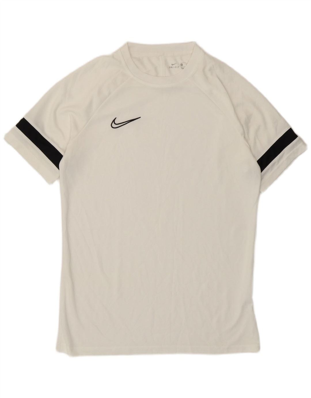 Nike Herren Dri Fit T-Shirt-Oberteil Mittelweißes Colourblock-Polyester