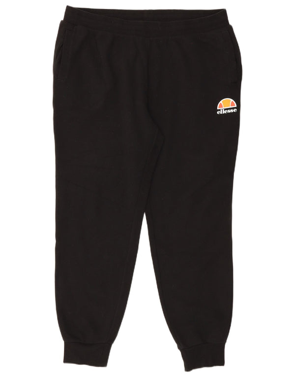 Ellesse Damen-Trainingshose, Jogginghose, UK 12, mittelschwarz, Baumwolle