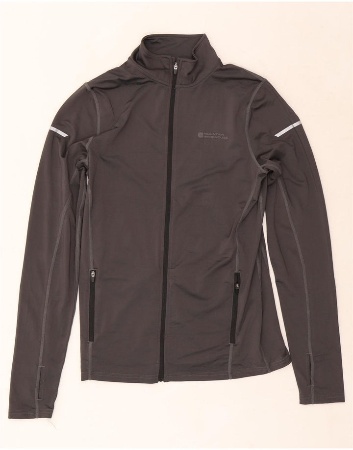 Mountain Warehouse Herren-Trainingsanzug-Oberteil, Jacke, Größe S, Grau, Polyester
