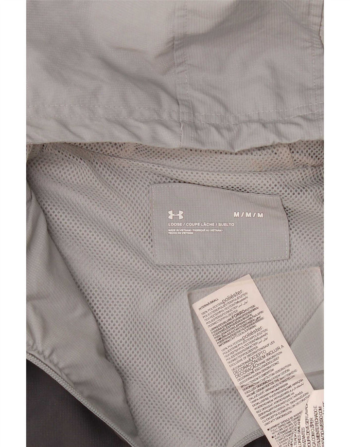 Under Armour Herren-Trainingsanzugoberteil mit lockerer Passform, Mittelgrau, Farbblock
