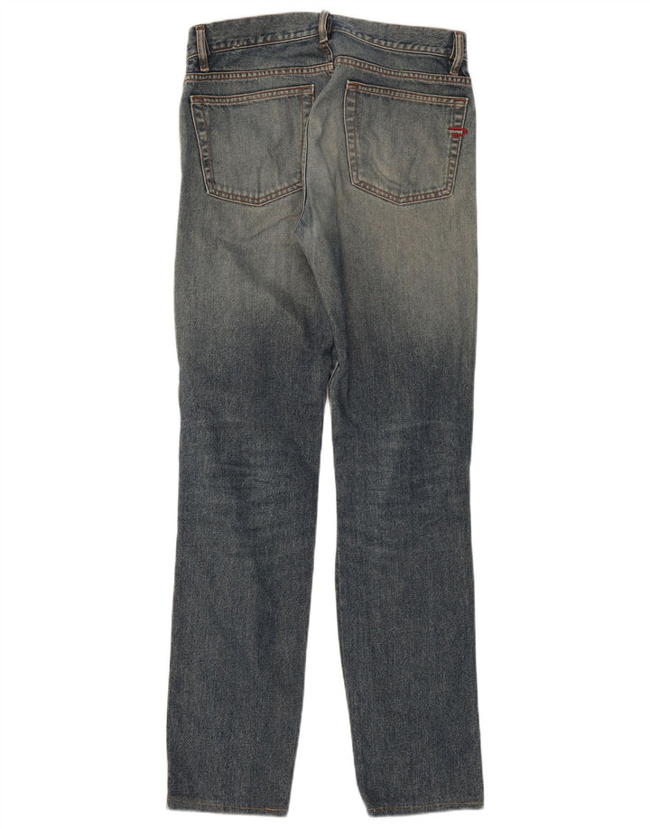 Diesel Herren Straight Jeans W31 L31 Marineblaue Baumwolle