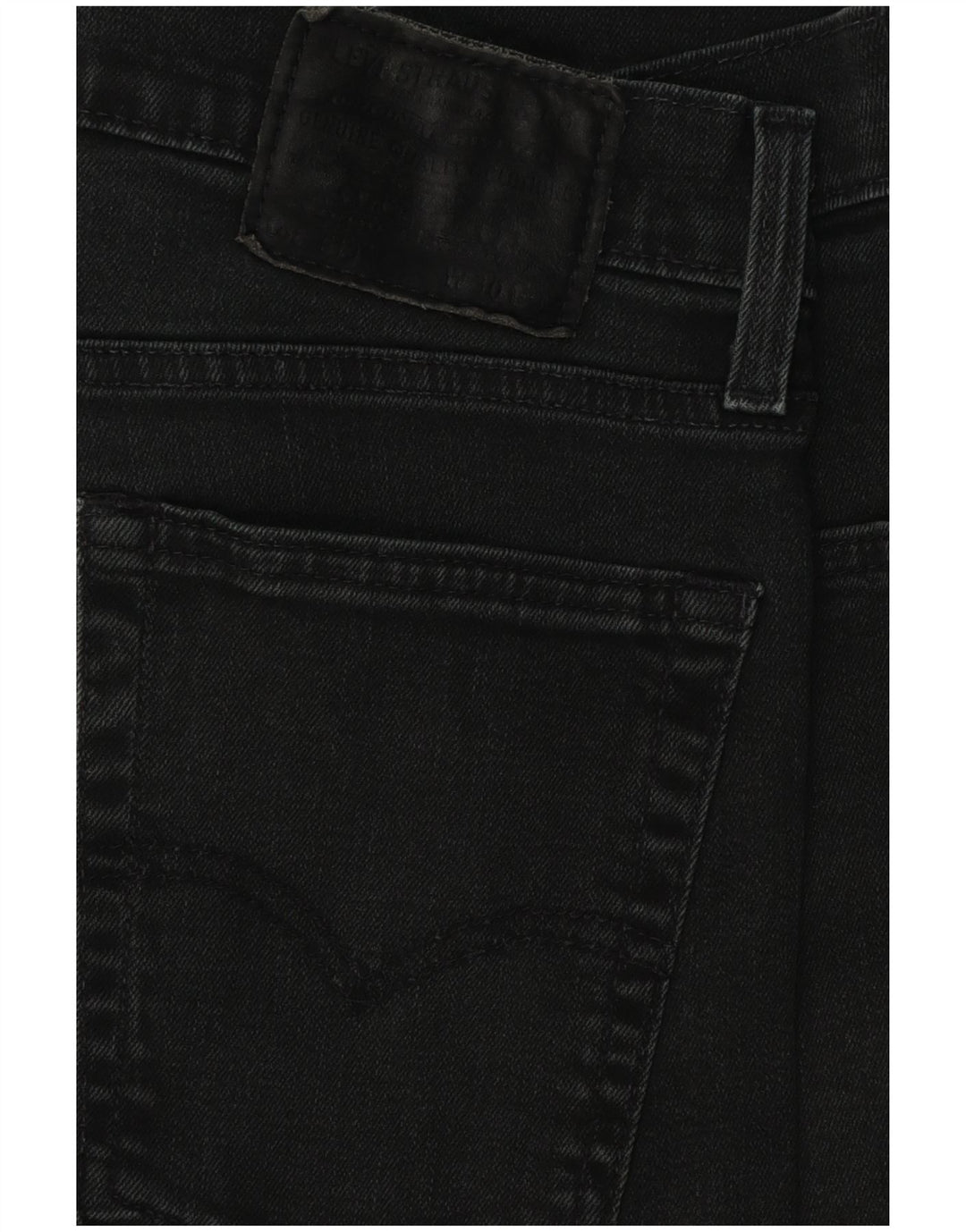 Levi's Damen 511 Slim Jeans W30 L30 schwarze Baumwolle